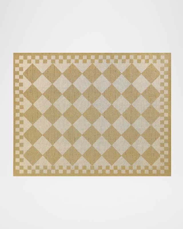 White Diamond Indoor/Outdoor Rug, 8' x 10'